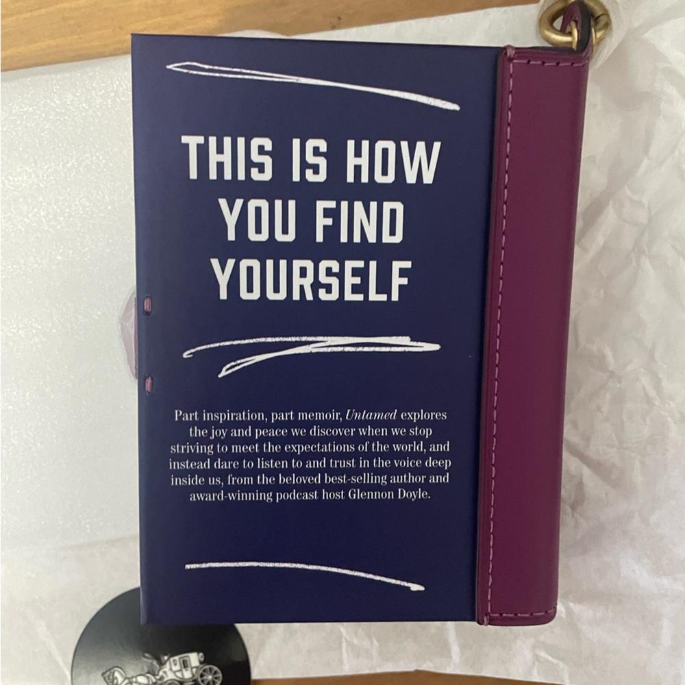 Coach Untamed By Glennon Doyle Book Bag Charm - Picture 2 of 7